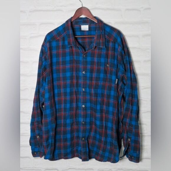 Columbia long sleeve casual down button - Picture 1 of 4